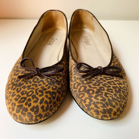 Vintage Ingledew’s Grazia Spanish Collection Suede Leapard Print Flats US 6.5 - Picture 2 of 9